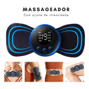 Mini massageador, estimulador elétrico portátil