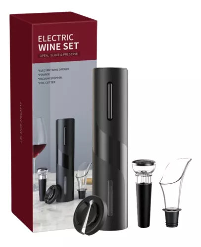 Kit Abridor de Vinho Automático