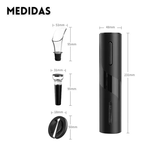 Kit Abridor de Vinho Automático